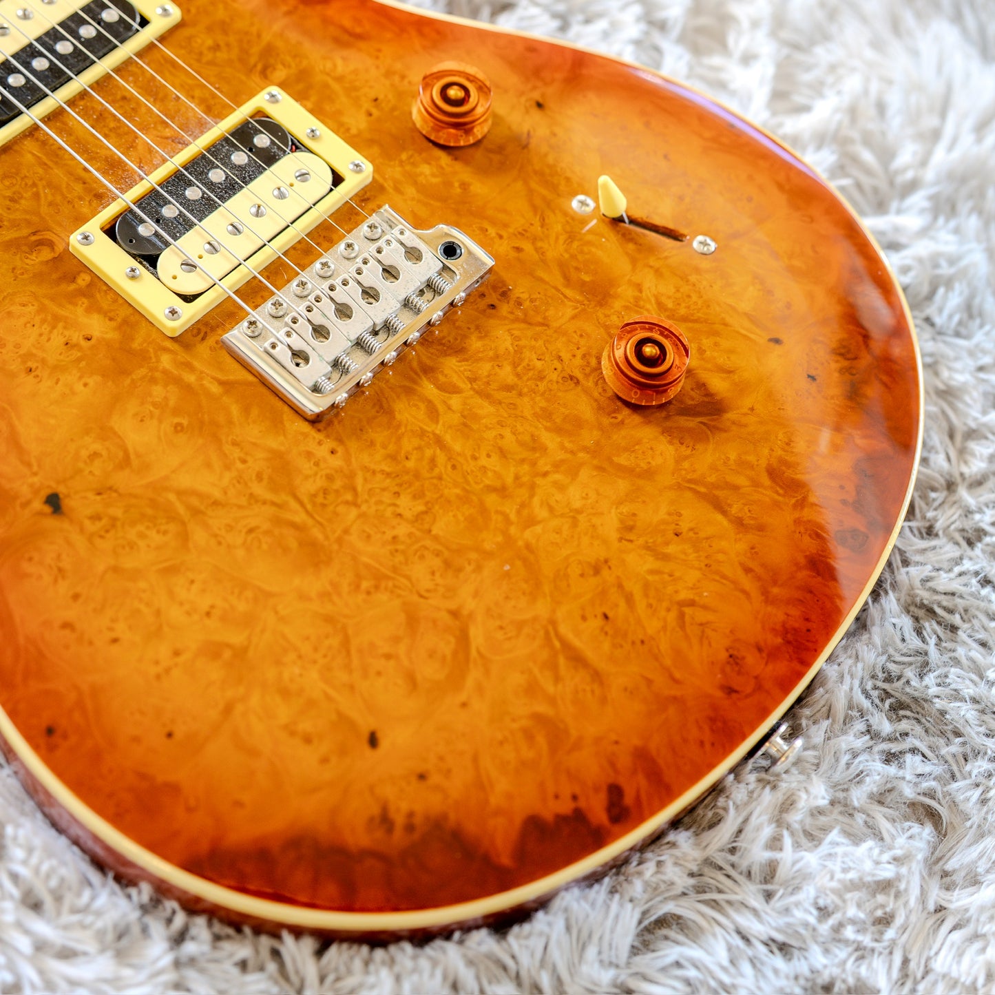 Rare PRS SE Custom 24 Exotic Laurel Burl Limited Edition 2019 - 2020 - Vintage Sunburst