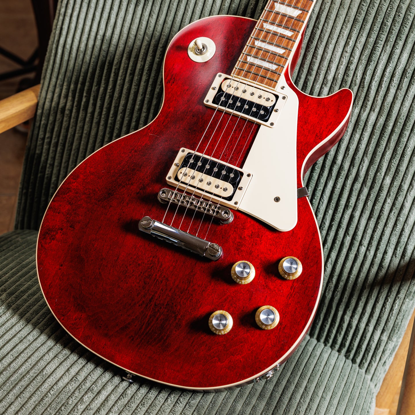 Gibson Les Paul Traditional Pro V Satin 2019 - Satin Wine Red