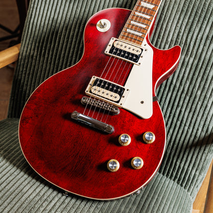 Gibson Les Paul Traditional Pro V Satin 2019 - Satin Wine Red