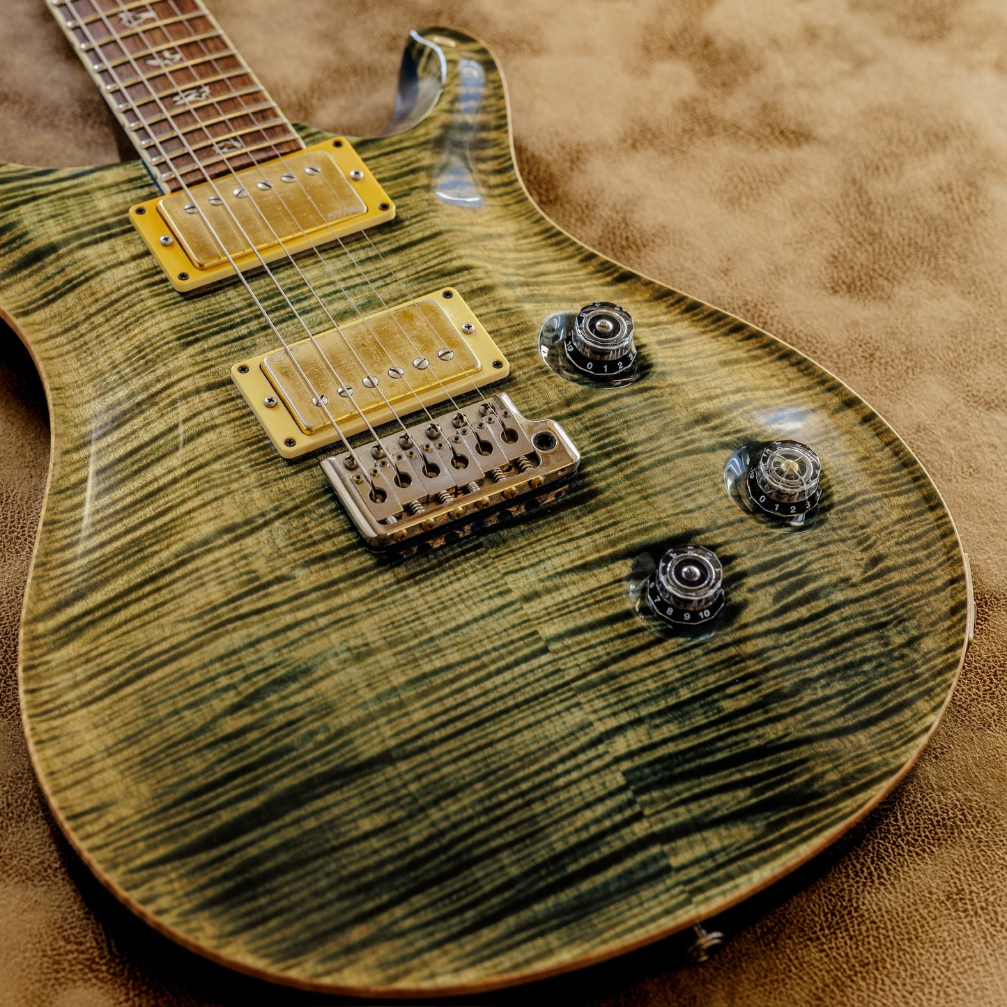 STUNNING PRS 25th Anniversary Custom 24 10-Top 2010 - Faded Whale Blue