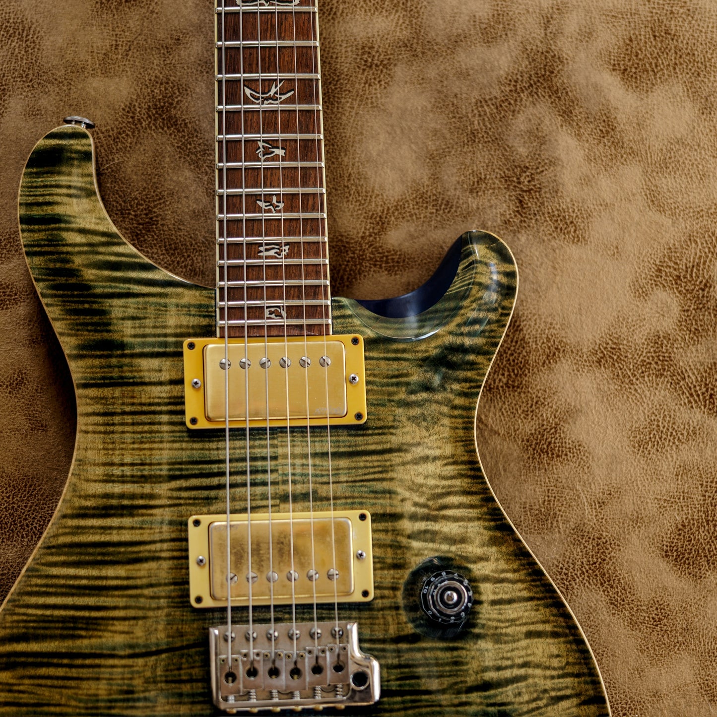 STUNNING PRS 25th Anniversary Custom 24 10-Top 2010 - Faded Whale Blue