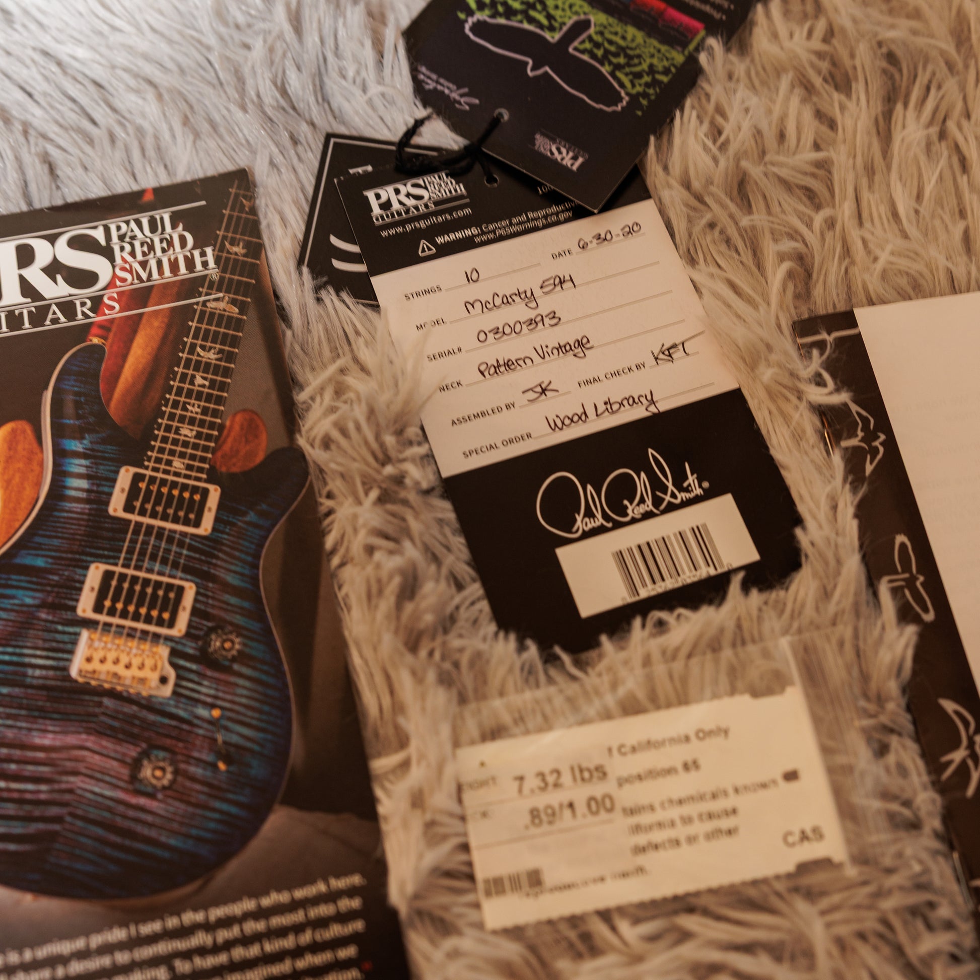 PRS McCarty 594 Wood Library 10-Top