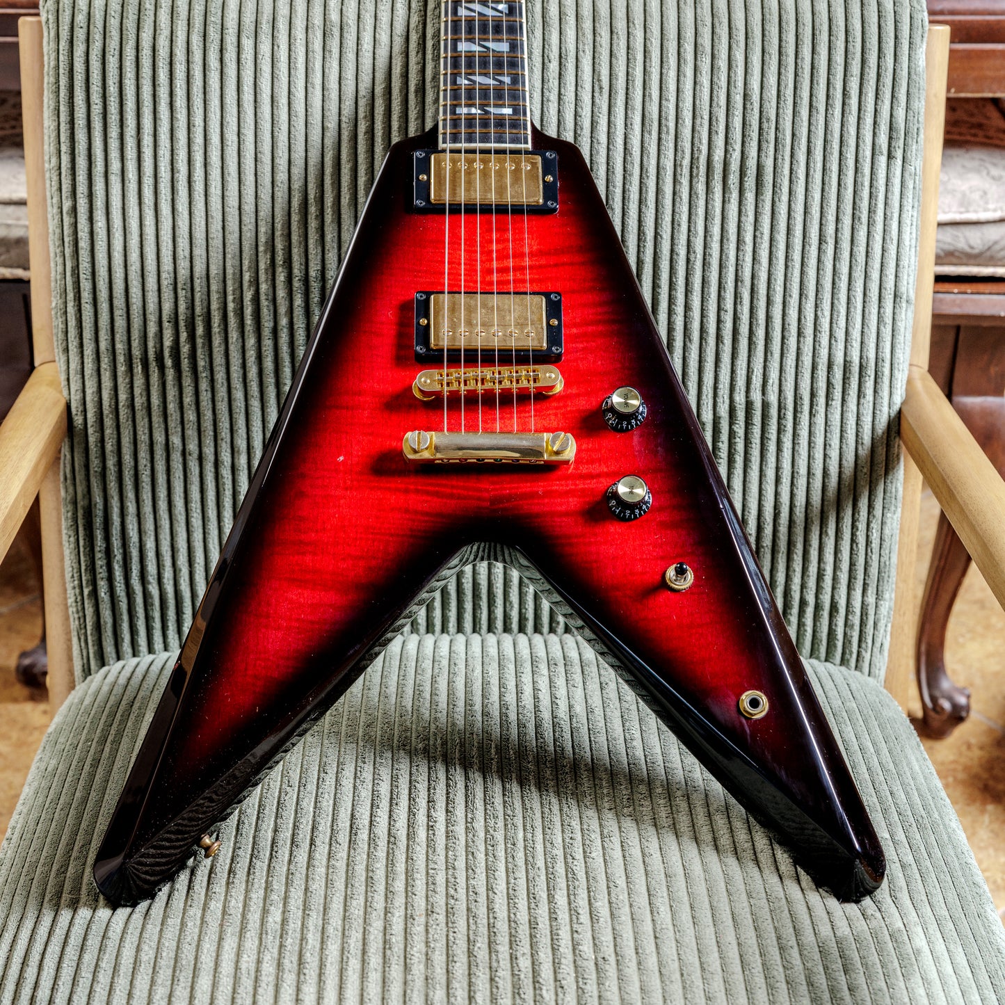 Gibson 50th Anniversary Flying V 2008 - Brimstone Burst