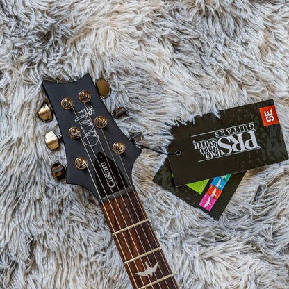 Minty PRS SE Custom 24-08 Poplar Burl Limited Edition 2025 - Charcoal Cherry Midnight Burst