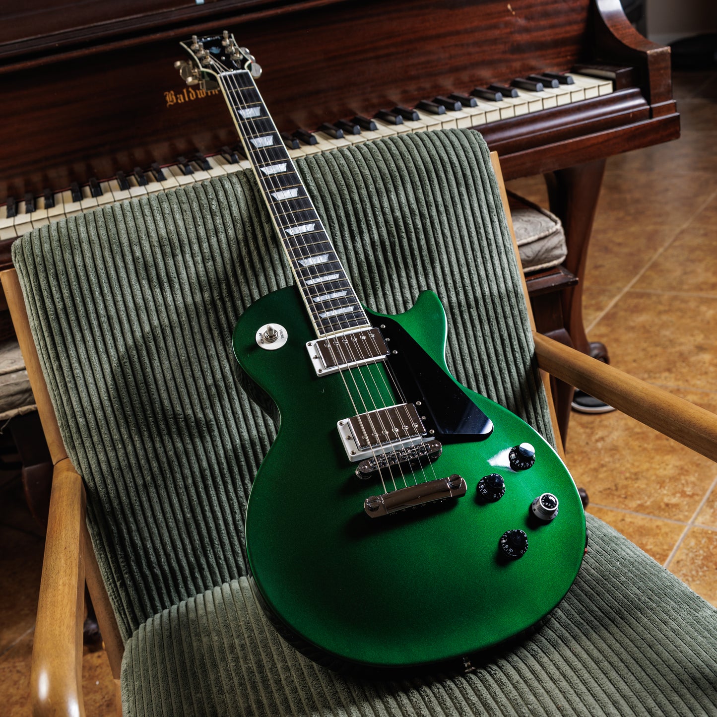 Gibson Les Paul Studio Robot Limited Edition with Ebony Fretboard 2008 - Metallic Green