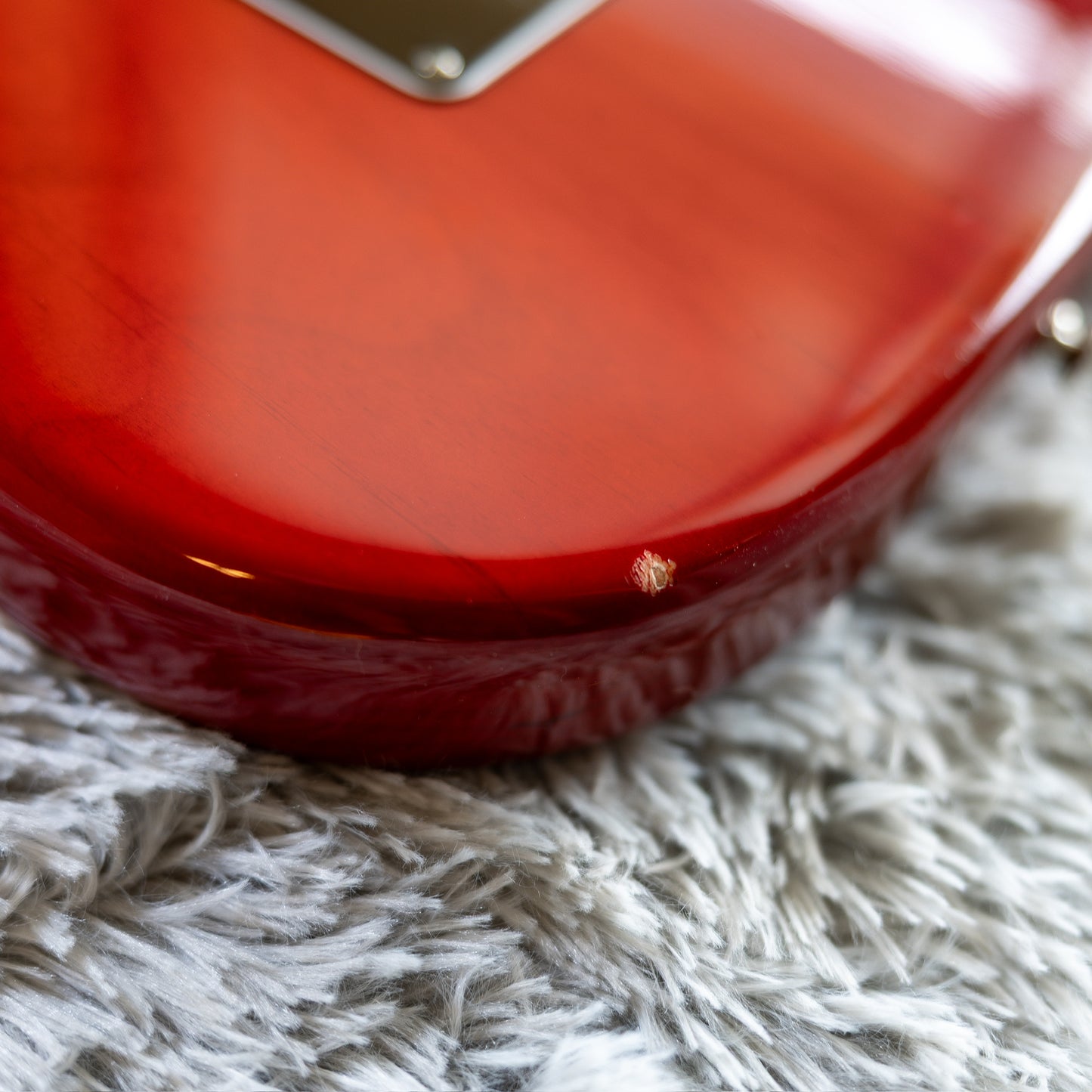 Clean Fender Rarities Series Flame Ash Top American Original '60s Stratocaster with Birdseye Maple Neck 2019 - Plasma Red Burst
