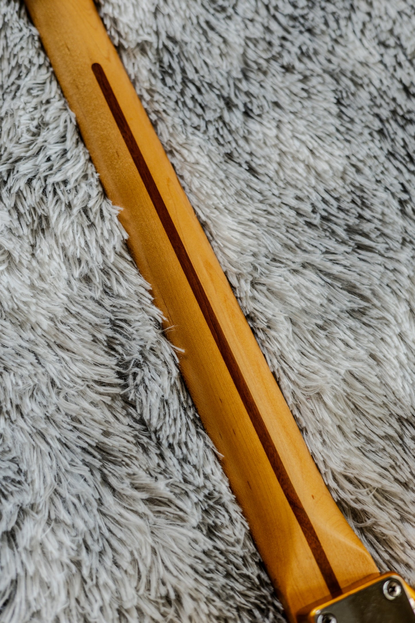 ULTRA RARE Fender Standard Stratocaster Satin with Maple Fretboard 2014 - Blaze Gold