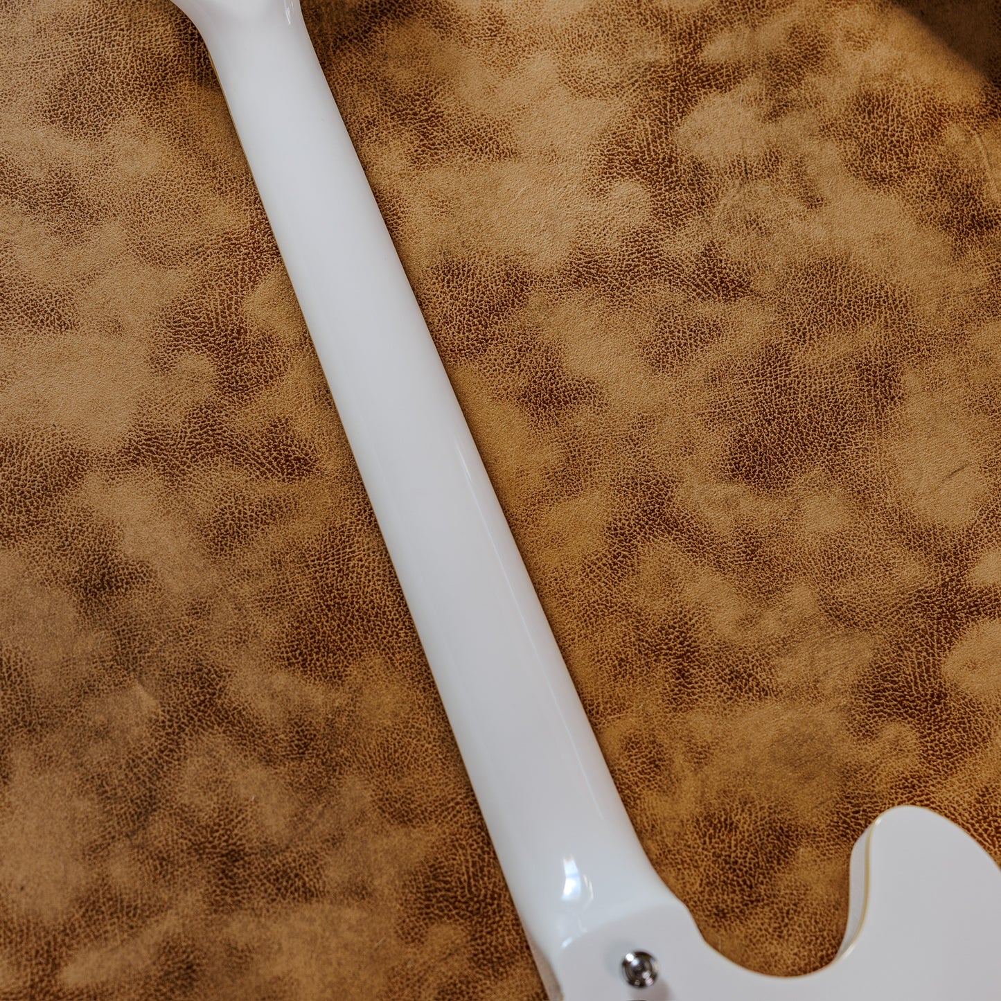 Minty D'Angelico Premier DC Semi-Hollow Double Cutaway with Stop-Bar Tailpiece 2010s - White