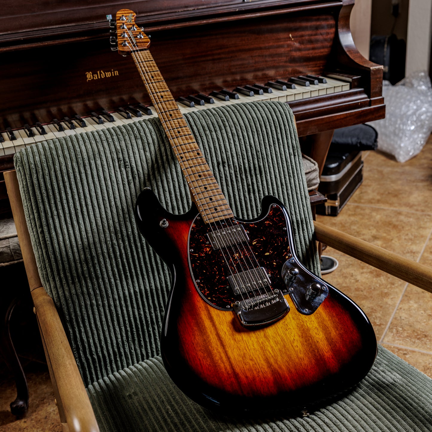 Ernie Ball Music Man StingRay RS with Maple Fretboard 2018 - 2020 - Burnt Amber