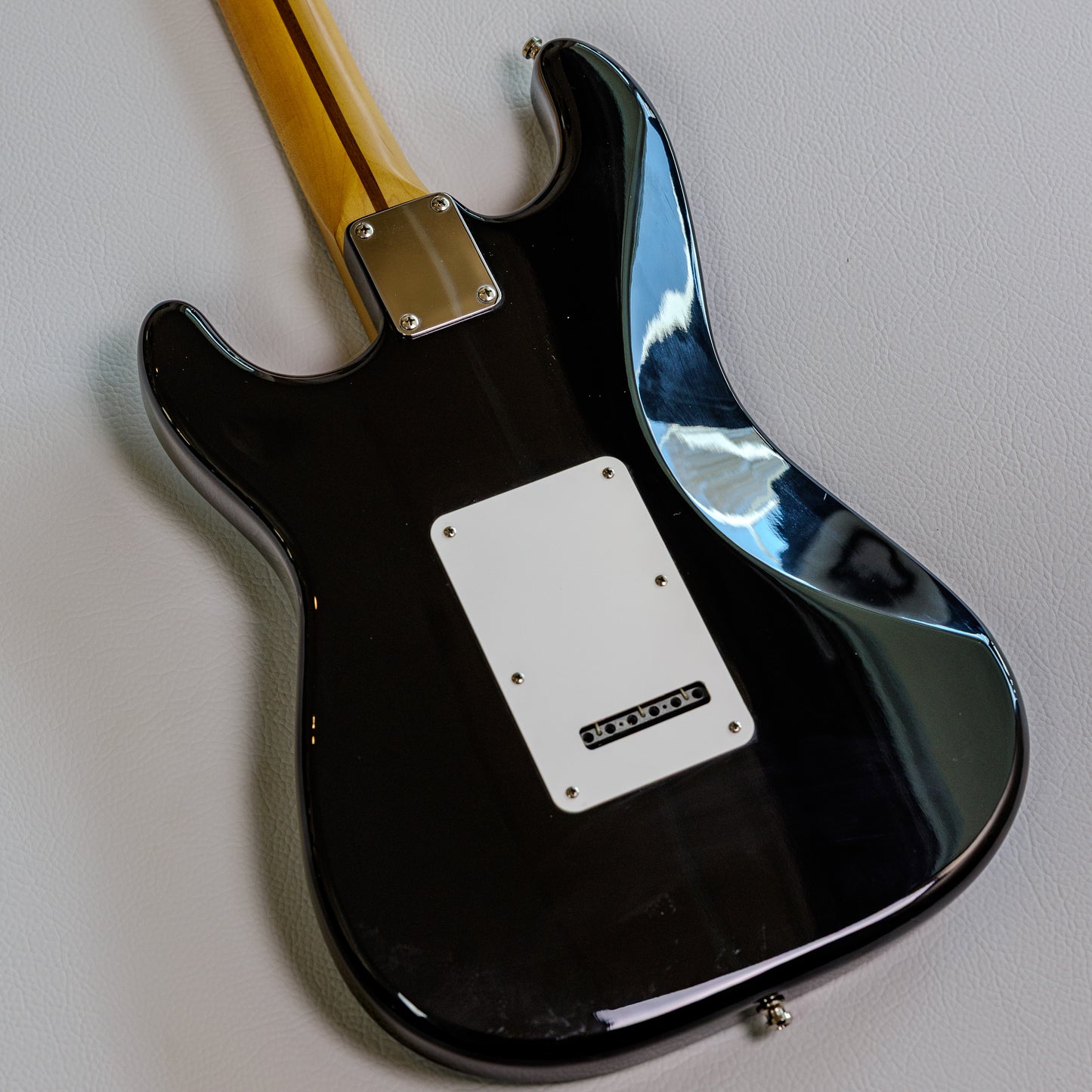 1998 Fender Standard Stratocaster – Black Maple Neck | Upgraded Pickguard | MIM