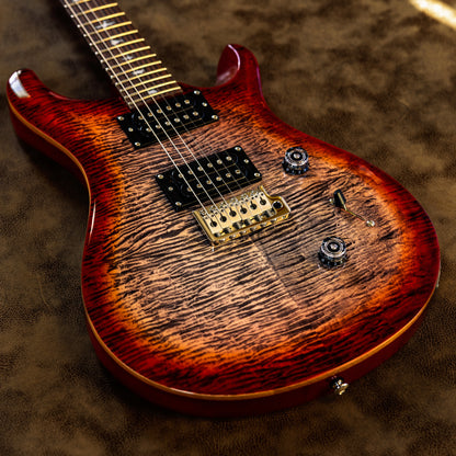PRS SE Custom 24 Quilt 2025 - Present - Charcoal Cherry Burst