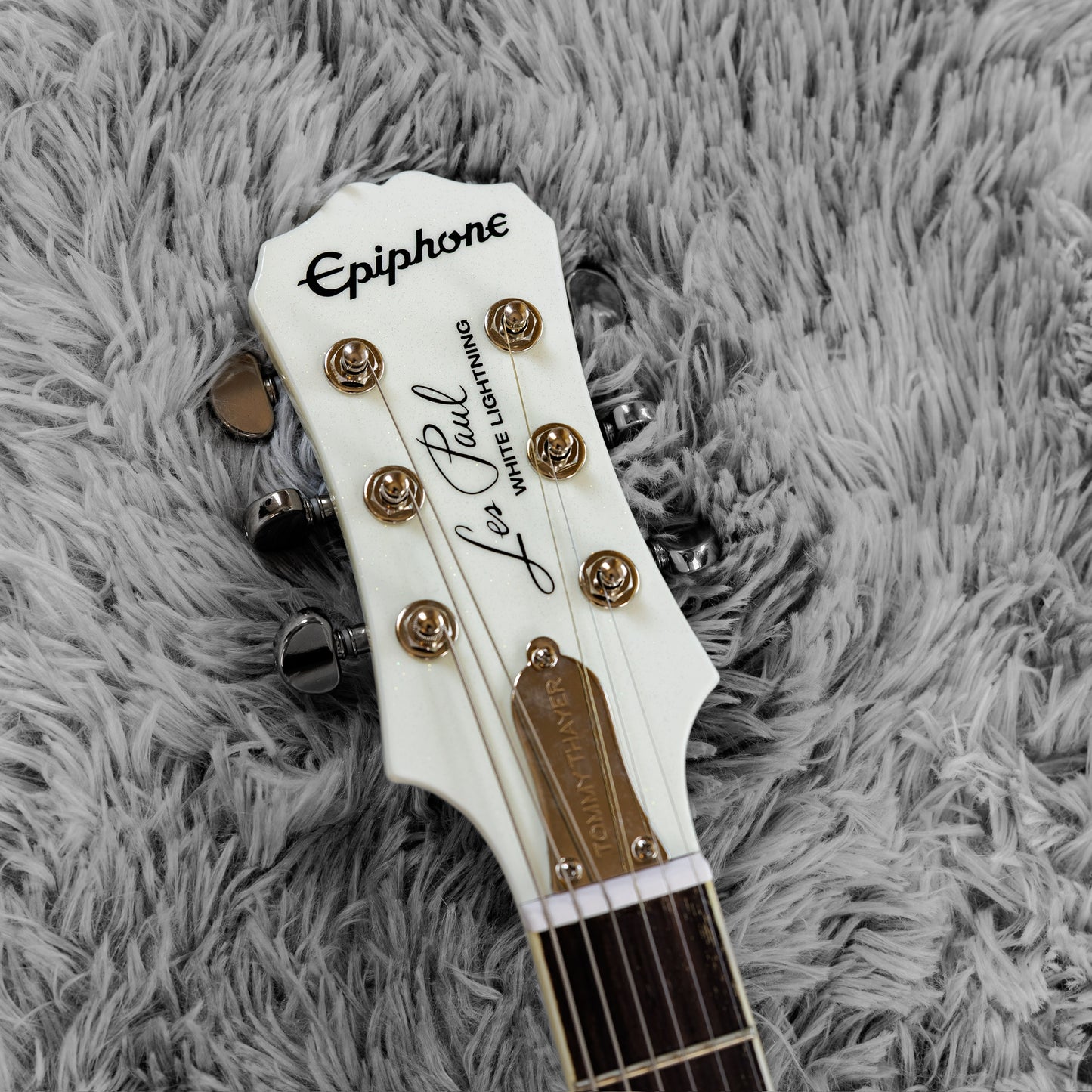 Epiphone Tommy Thayer Signature "White Lightning" Les Paul Standard 2015 - 2019 - Metallic White