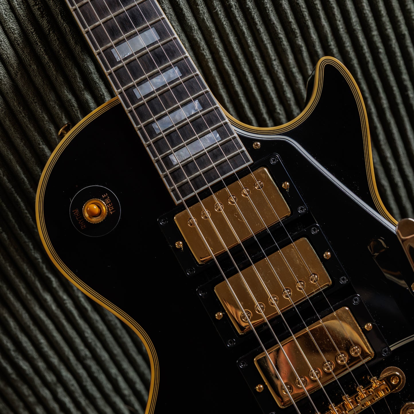 Gibson Custom Shop Historic 3-Pickup '57 Les Paul Custom Black Beauty Reissue with Bigsby 2026 - Ebony VOS