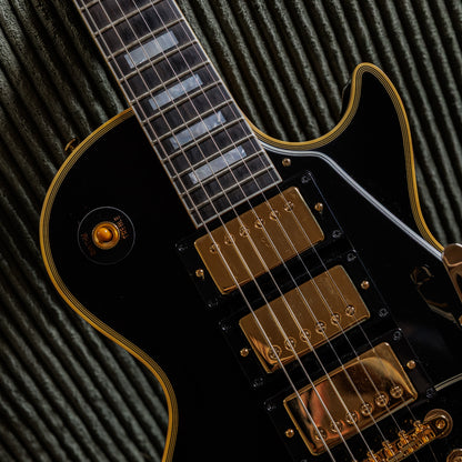 Gibson Custom Shop Historic 3-Pickup '57 Les Paul Custom Black Beauty Reissue with Bigsby 2026 - Ebony VOS