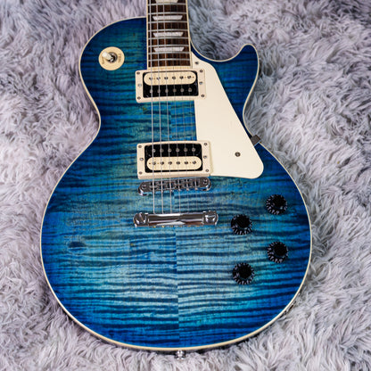 STUNNING Gibson Les Paul Traditional Pro V 2024 - Ocean Water Perimeter