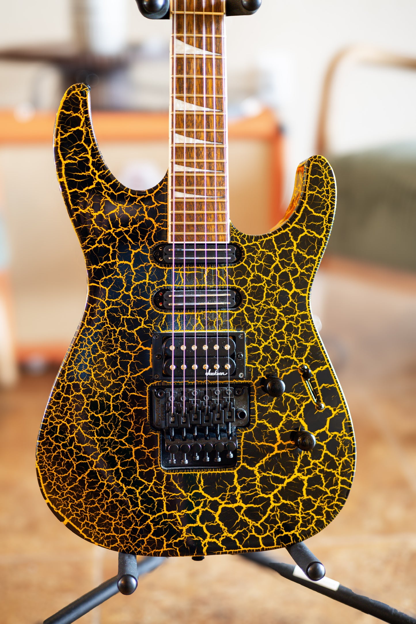 Jackson X Series SL3X DX Crackle Soloist 2020 - Gold Crackle