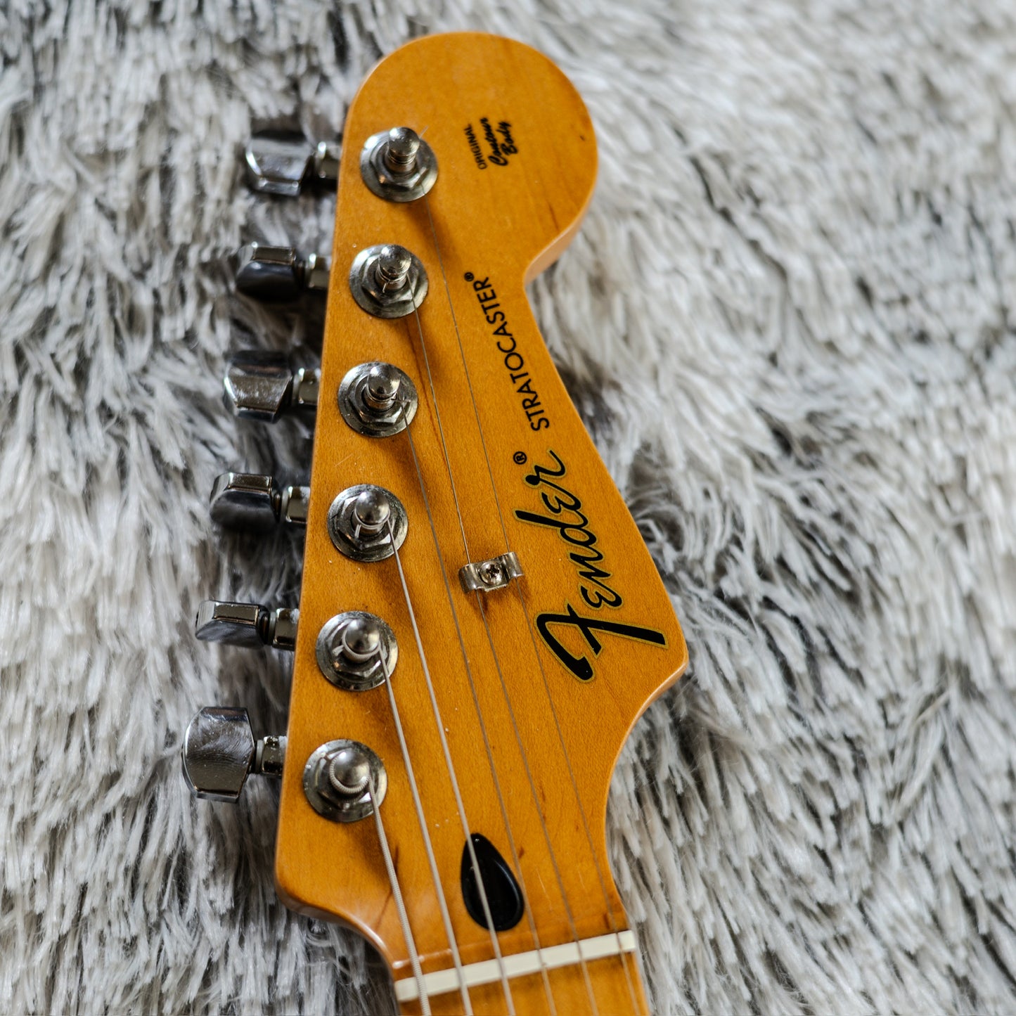 ULTRA RARE Fender Standard Stratocaster Satin with Maple Fretboard 2014 - Blaze Gold