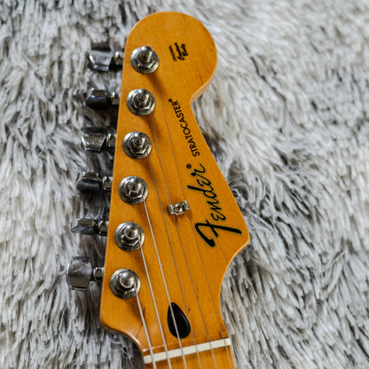 ULTRA RARE Fender Standard Stratocaster Satin with Maple Fretboard 2014 - Blaze Gold