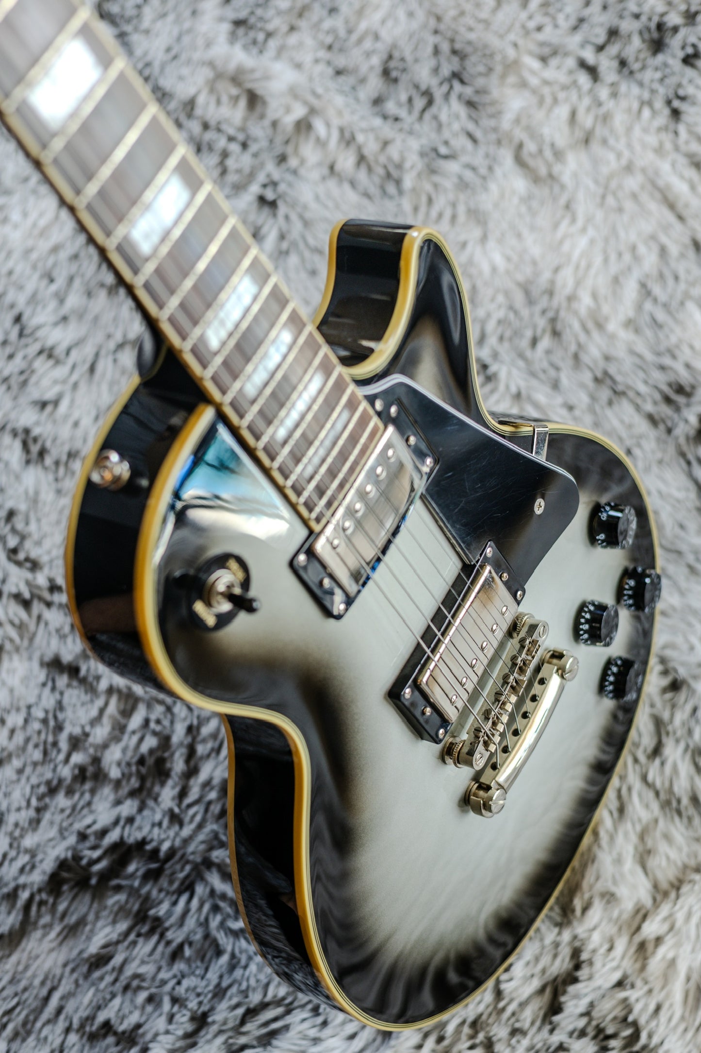 CLEAN Epiphone Les Paul Custom - Silverburst