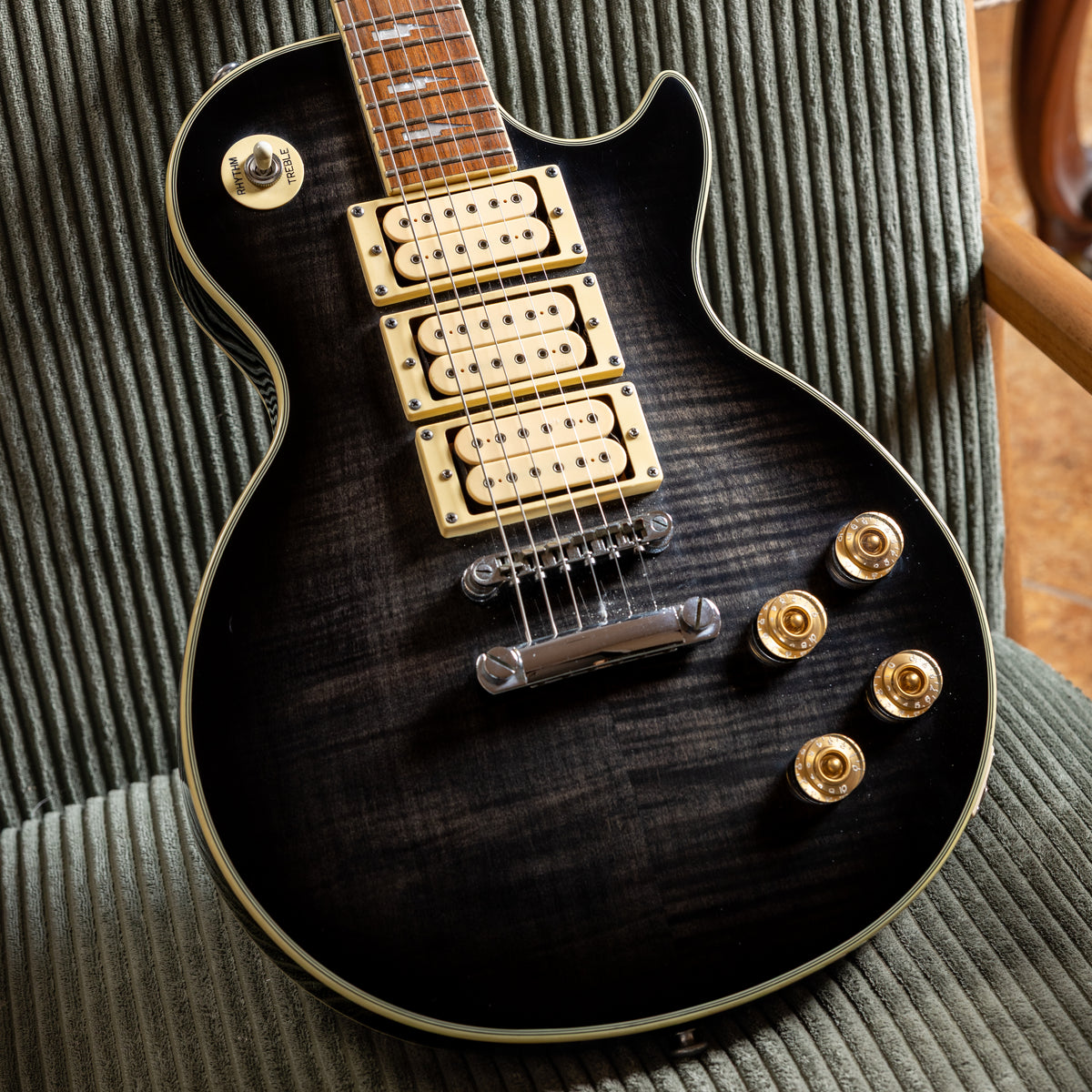 Epiphone Ace Frehley Signature Les Paul 2002 - Trans Blackburst