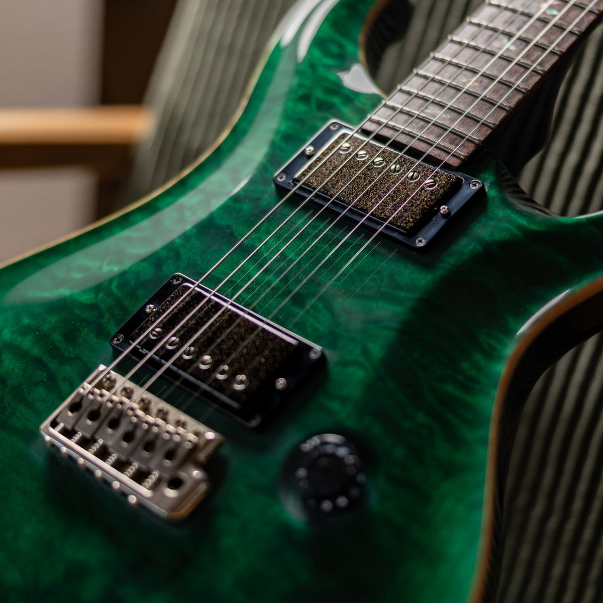PRS Custom 22 Tremolo 10-Top 2006 - Emerald Green