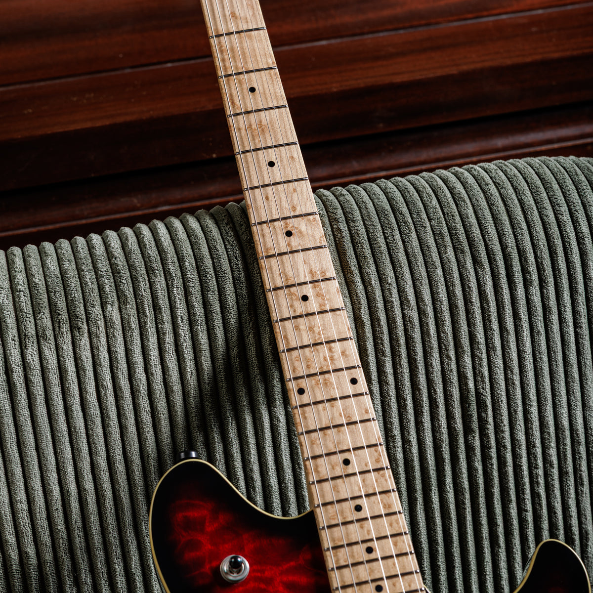 EVH Wolfgang WG Special QM with Birds-Eye Maple Neck 2013 - Sangria