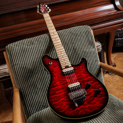 EVH Wolfgang WG Special QM with Birds-Eye Maple Neck 2013 - Sangria