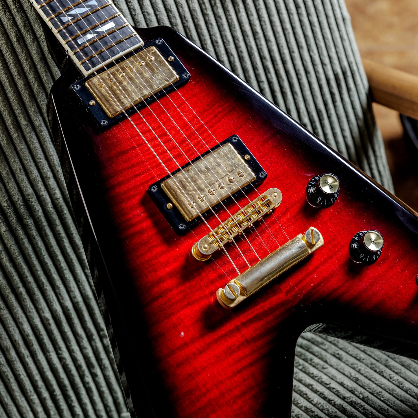 Gibson 50th Anniversary Flying V 2008 - Brimstone Burst