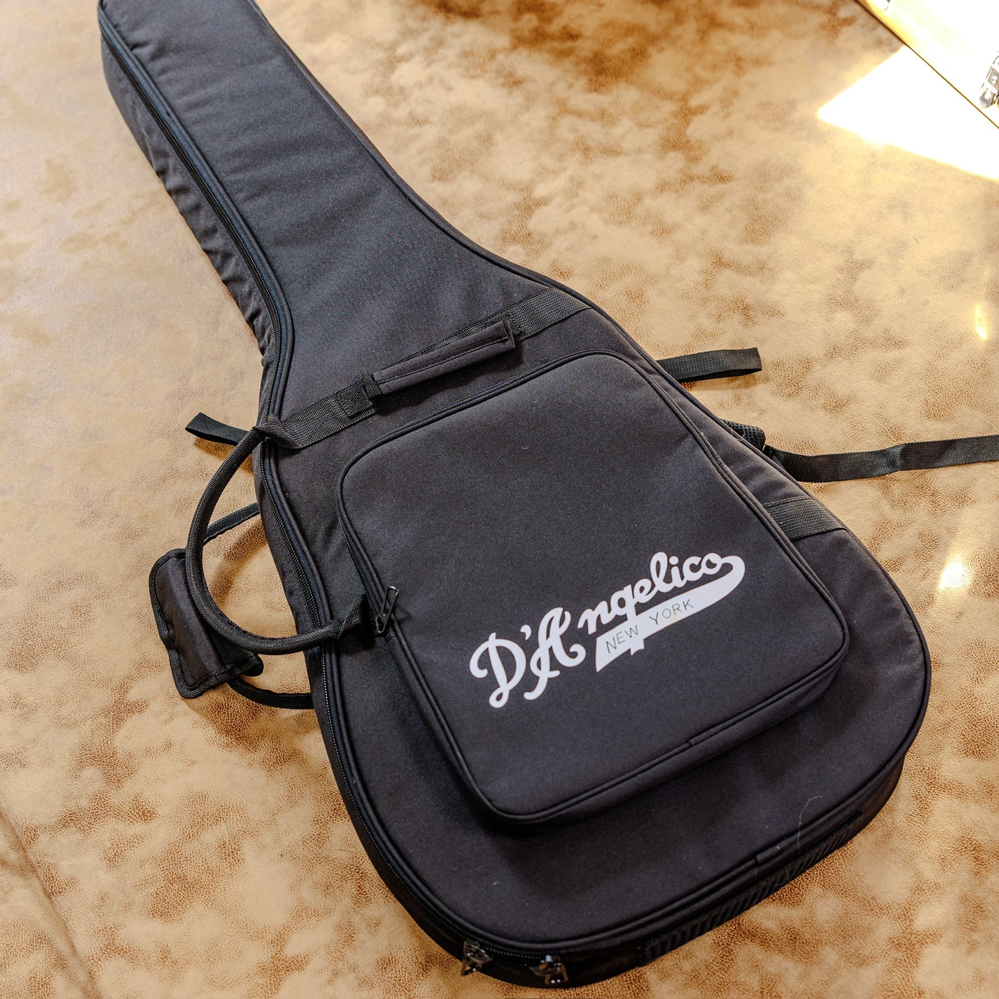 Minty D'Angelico Premier DC Semi-Hollow Double Cutaway with Stop-Bar Tailpiece 2010s - White