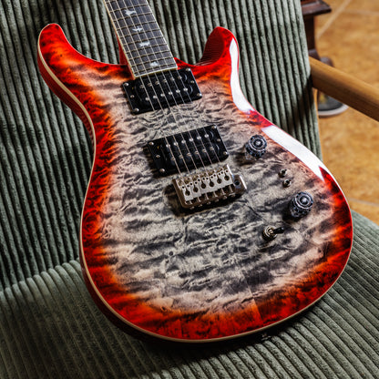 PRS SE Custom 24-08 Quilt 2025 - Present - Charcoal Cherry Burst
