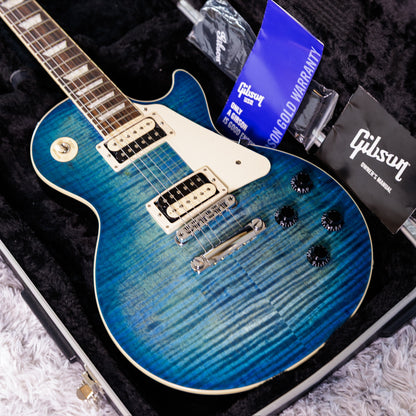 STUNNING Gibson Les Paul Traditional Pro V 2024 - Ocean Water Perimeter