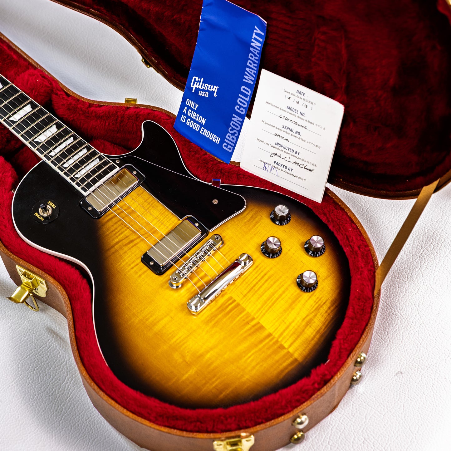 Gibson Les Paul Deluxe Player Plus 2018 - Satin Vintage Sunburst