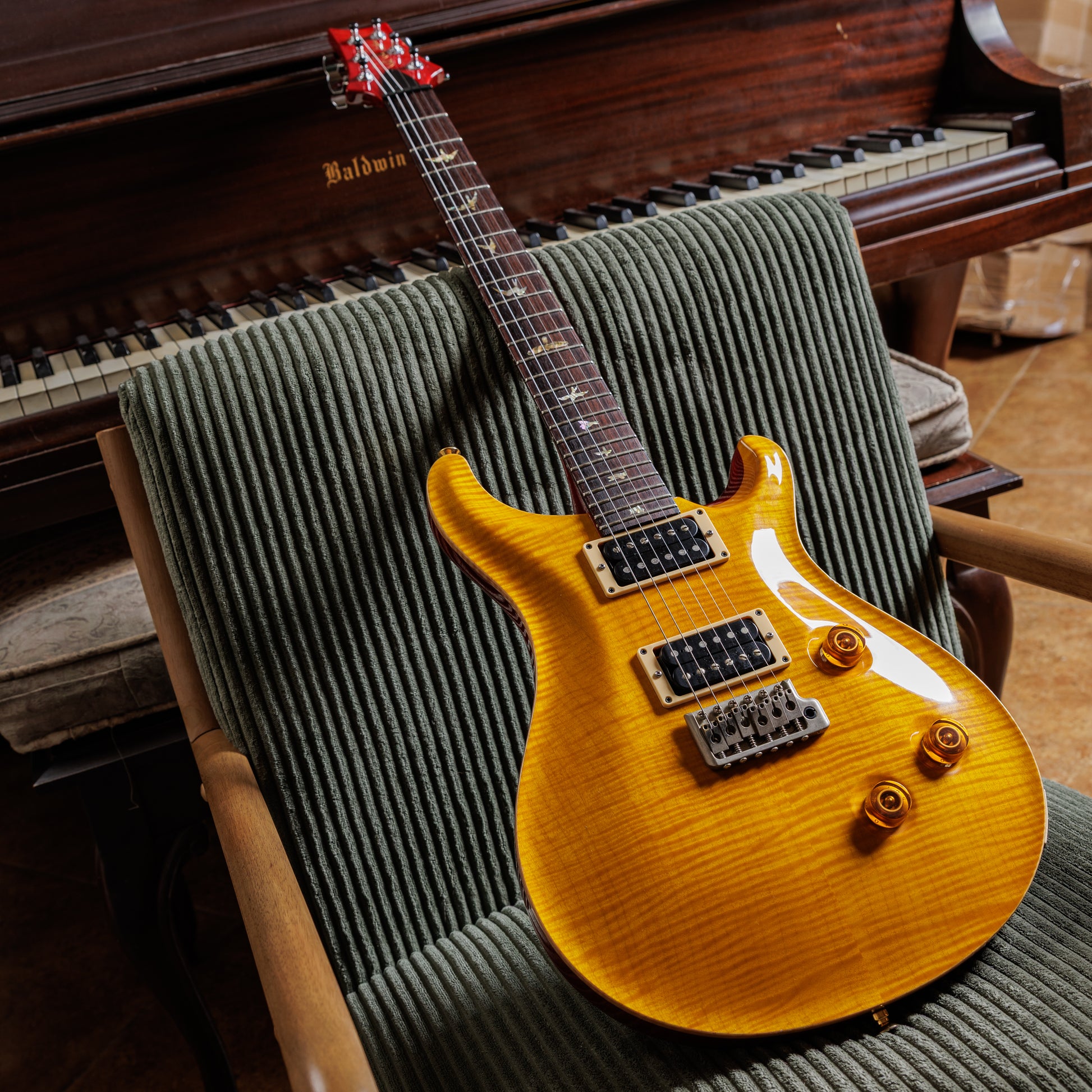 PRS Custom 24 10-Top 2006 - Vintage Yellow