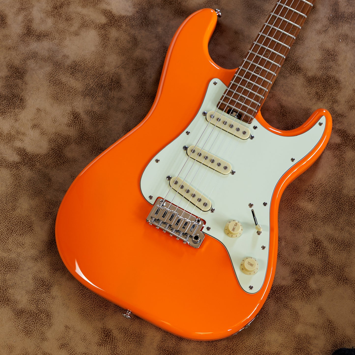 Schecter Nick Johnston Traditional with Roasted Maple Fretboard 2020 - Present - Atomic Orange