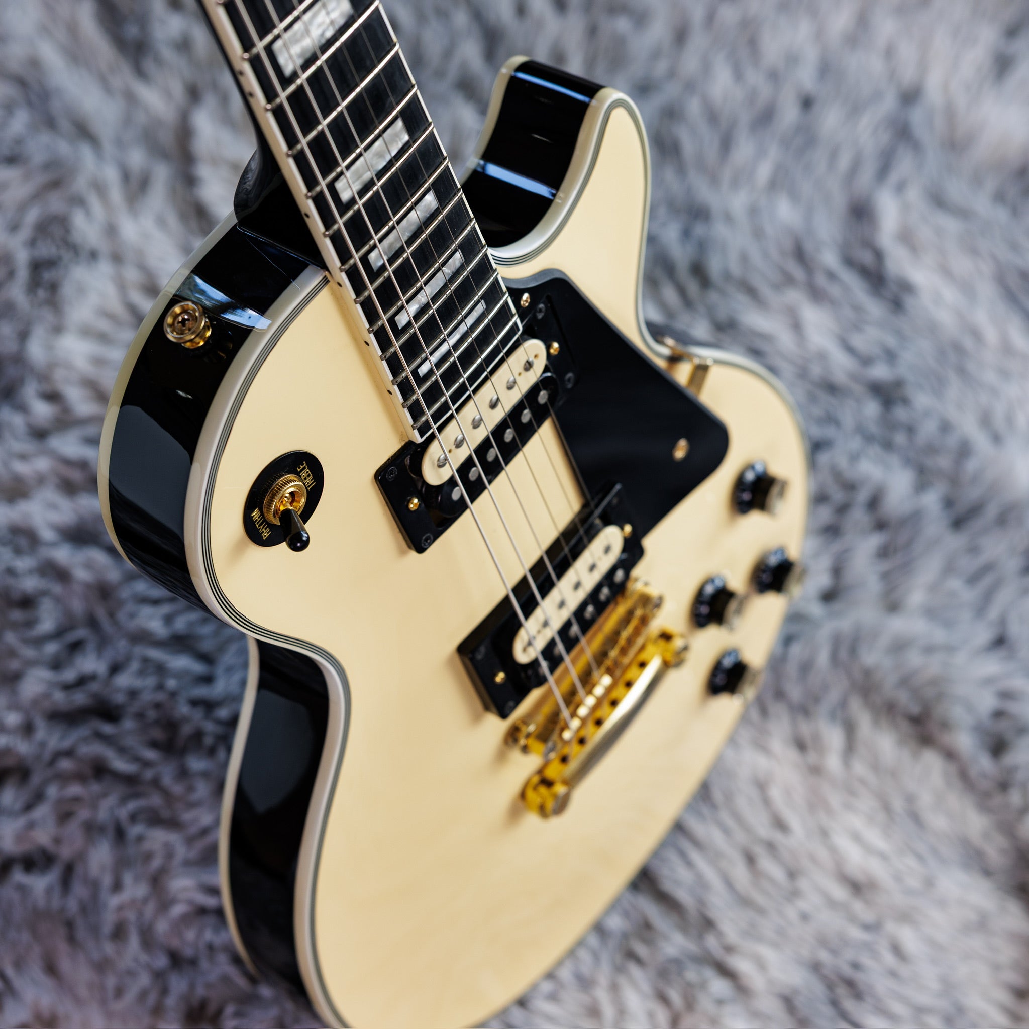 Epiphone Les Paul Custom Blackback PRO 2014 - 2019 - Antique Ivory