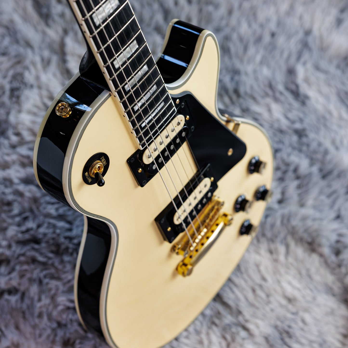 Epiphone Les Paul Custom Blackback PRO 2014 - 2019 - Antique Ivory