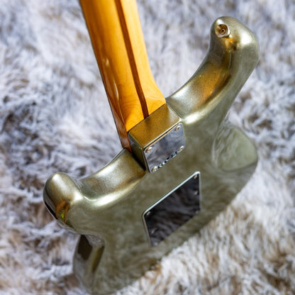 Fender Blacktop Stratocaster HH Floyd Rose 2012 - 2014 - Titanium Silver