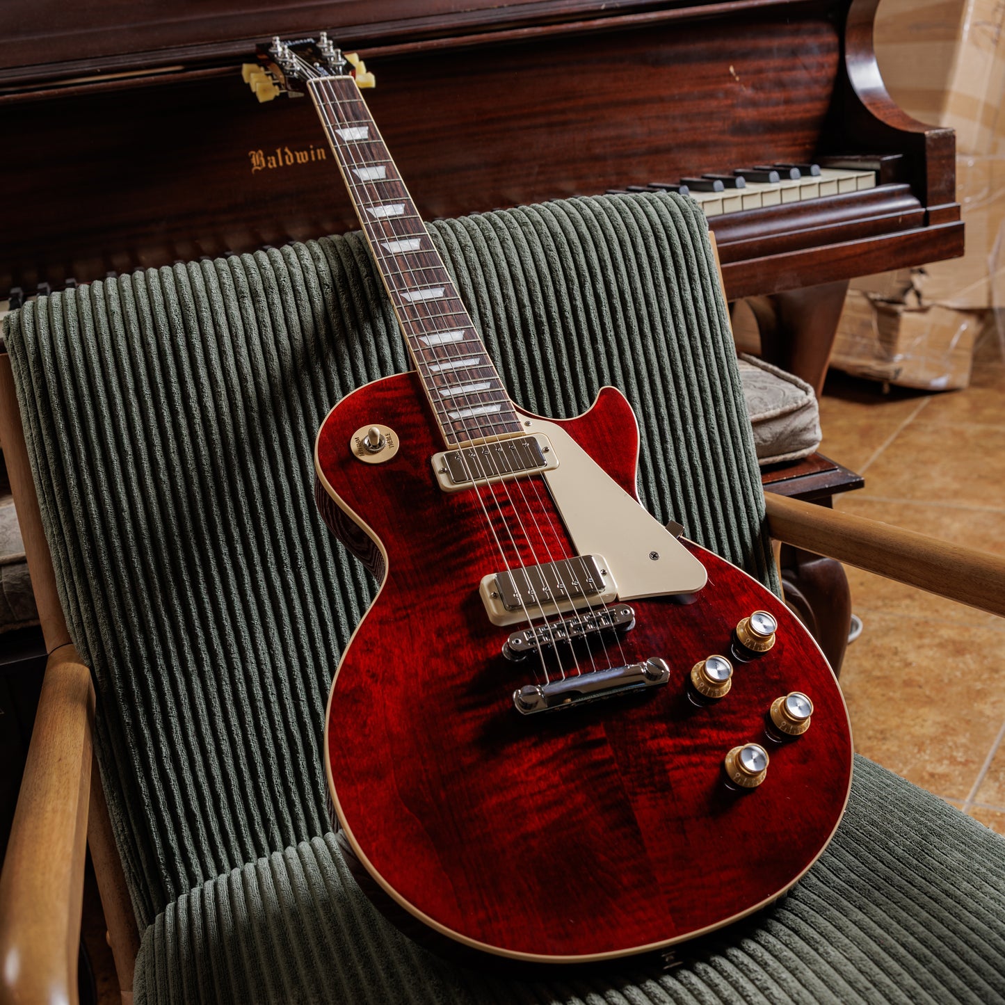 Gibson Les Paul '70s Deluxe 2023 - Wine Red
