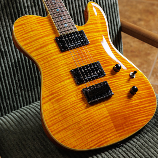Fender Special Edition Custom Telecaster FMT HH with Laurel Fretboard 2019 - Present - Amber