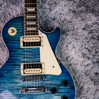 STUNNING Gibson Les Paul Traditional Pro V 2024 - Ocean Water Perimeter