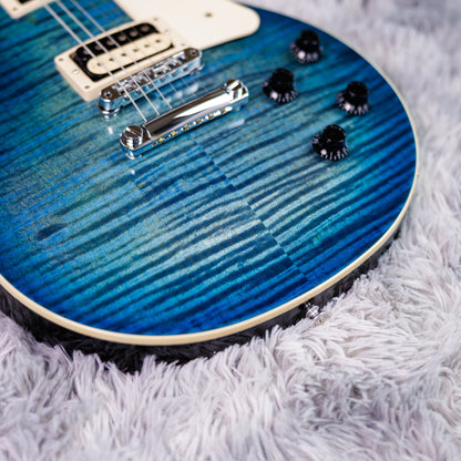 STUNNING Gibson Les Paul Traditional Pro V 2024 - Ocean Water Perimeter