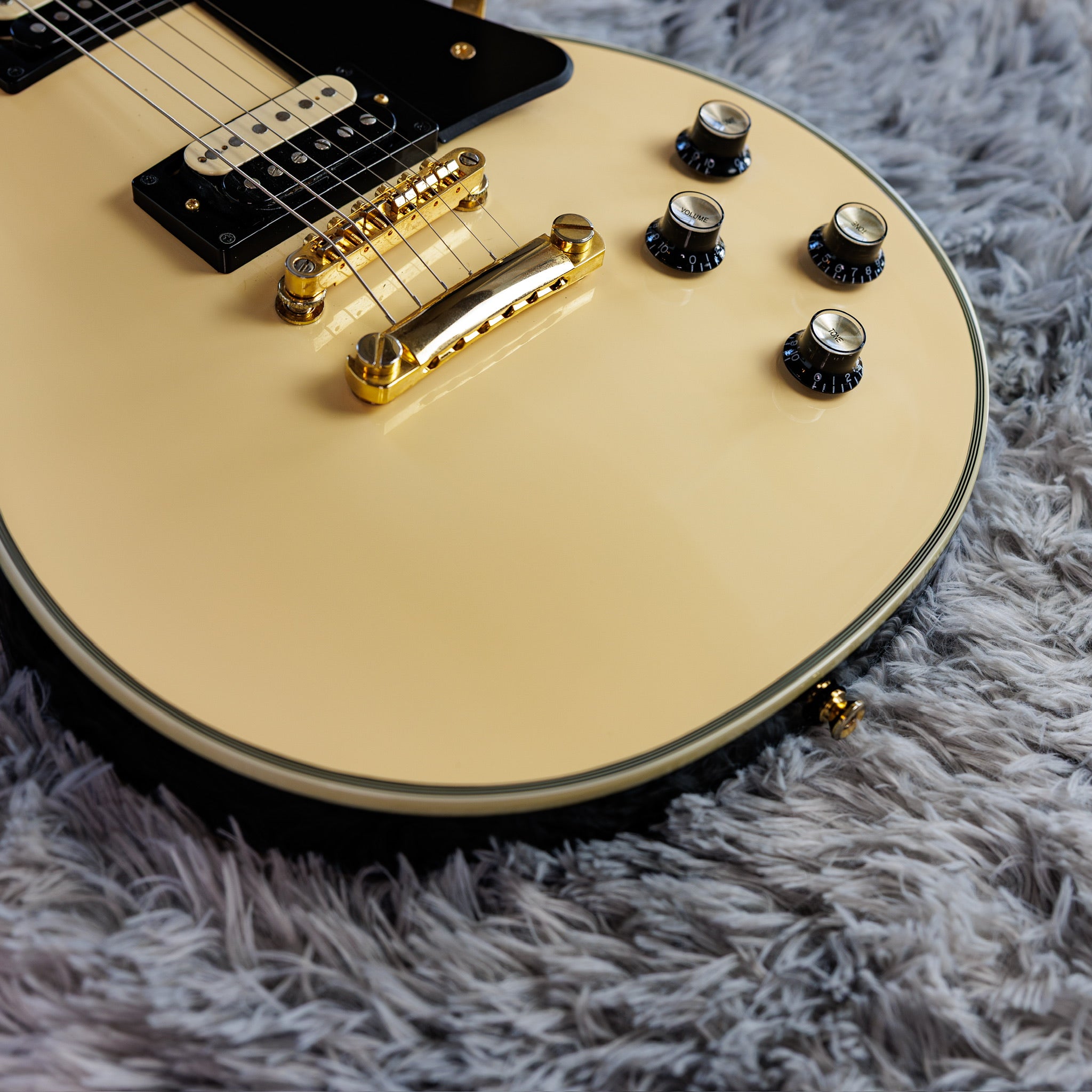 Epiphone Les Paul Custom Blackback PRO 2014 - 2019 - Antique Ivory