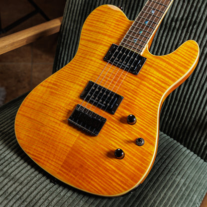 Fender Special Edition Custom Telecaster FMT HH with Laurel Fretboard 2019 - Present - Amber