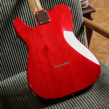 Fender MIJ Hybrid II Telecaster QMT 2024 Collection 2024 - Red Beryl