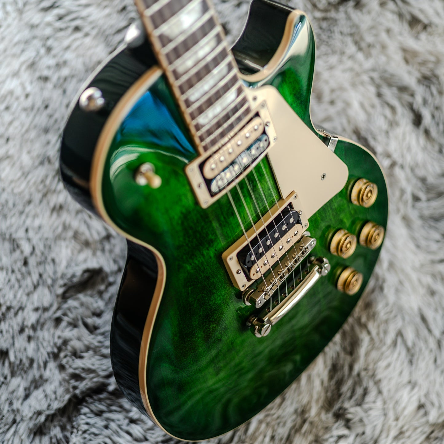 CLEAN Gibson Les Paul Classic T 2017 - Green Ocean Burst