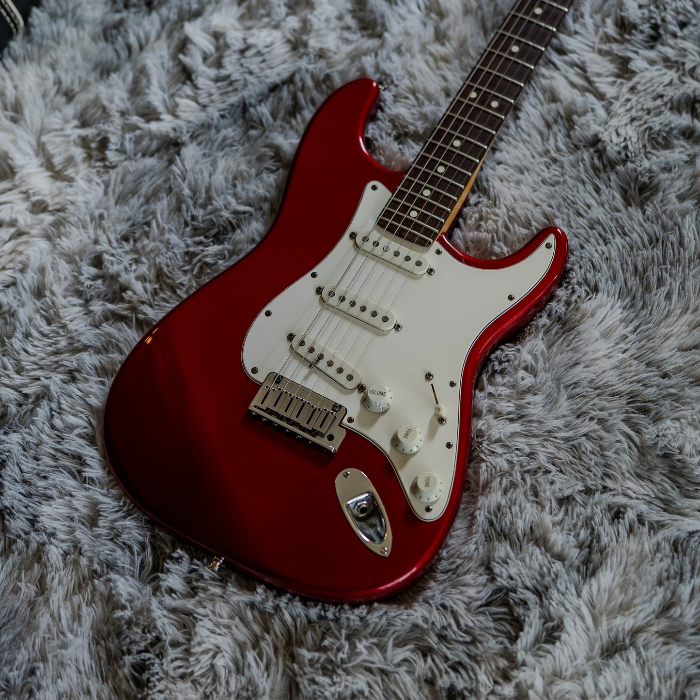50th Anniversary Fender American Standard Stratocaster with Rosewood Fretboard 1996 - 1998 - Candy Apple Red