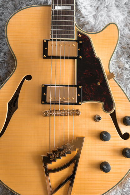 D'Angelico Excel EX-SS Semi-Hollow with Stairstep Tailpiece 2010s - Natural