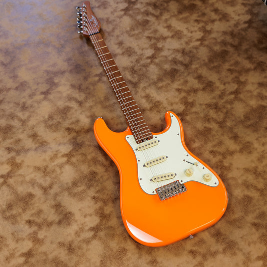 Schecter Nick Johnston Traditional with Roasted Maple Fretboard 2020 - Present - Atomic Orange