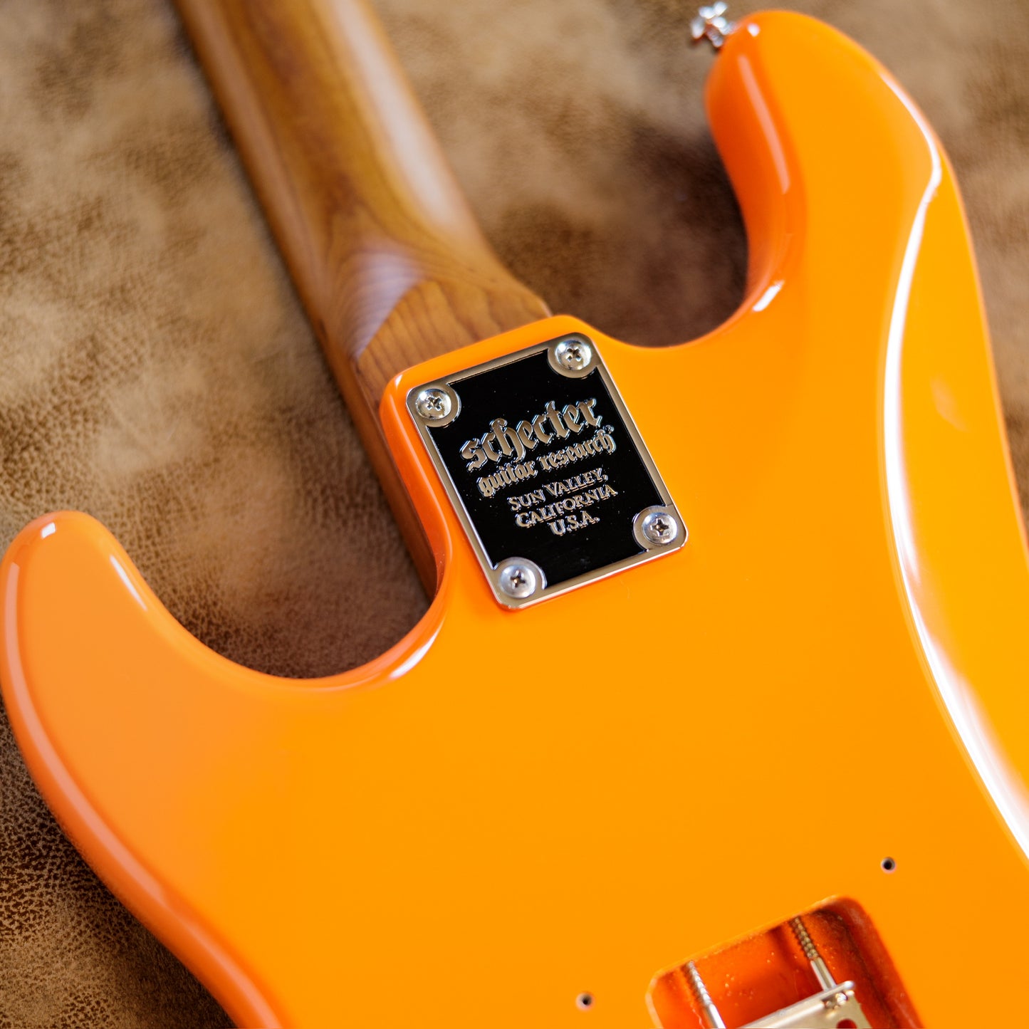Schecter Nick Johnston Traditional with Roasted Maple Fretboard 2020 - Present - Atomic Orange