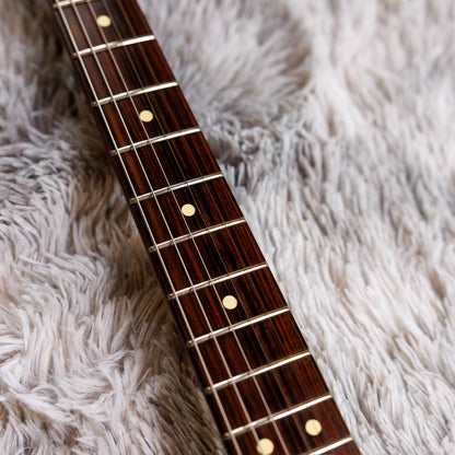 Fender Deluxe Super Stratocaster with Rosewood Fretboard 1997 - 2004 - Crimson Transparent